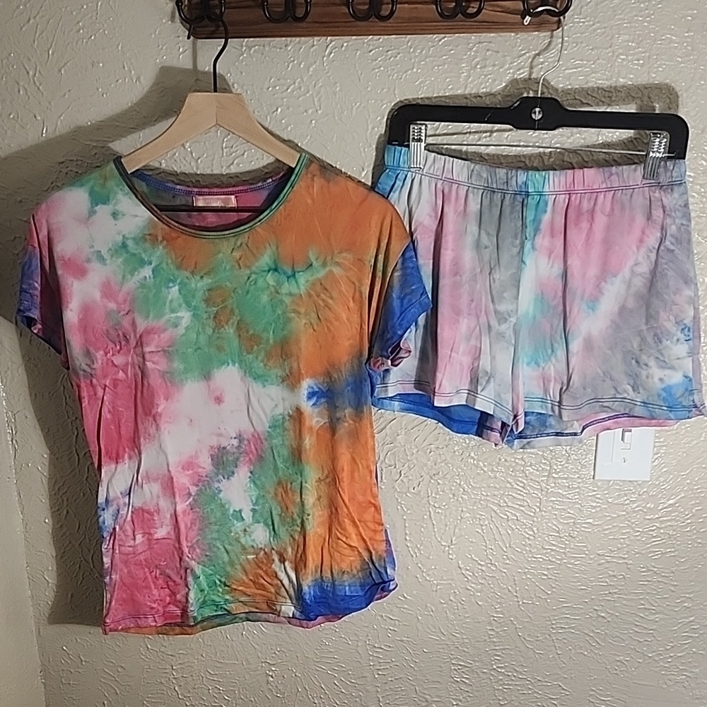 SECRET TREASURES M Tie-Dye Women's Intimates Set